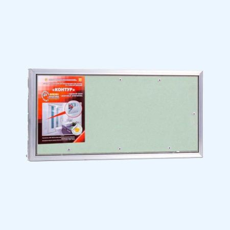 КР 40х20 КОНТУР 2.0 Люк под плитку со съемной дверцей и нажимным замком